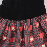 Amberley London Balmoral Rembrandt Print Elegant Cotton Girls Dress