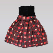Amberley London Balmoral Rembrandt Print Elegant Cotton Girls Dress