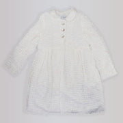 Amberley London Girls Arabesque Winter Coat in Confetti Pink