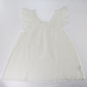 AMIKI Sylvia Ivory Luxuriously Soft Cotton Girls Nightdress Sleepwear