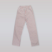 AMIKI Sam Boys Red and Navy Check Cotton Pajamas