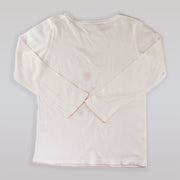 Amiki Simona Girls Luxury White Print Cotton Nightgown Sleepwear