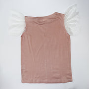 Amiki Girls Paula Powder Pink Long Sleeve Cotton Nightgown