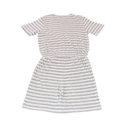 AMIKI Girls Eleonore Striped Cotton Nightdress Luxury Sleepwear Gown