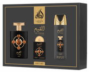 Lattafa Pride Al Qiam Gold Premium 3-Piece Fragrance Gift Set