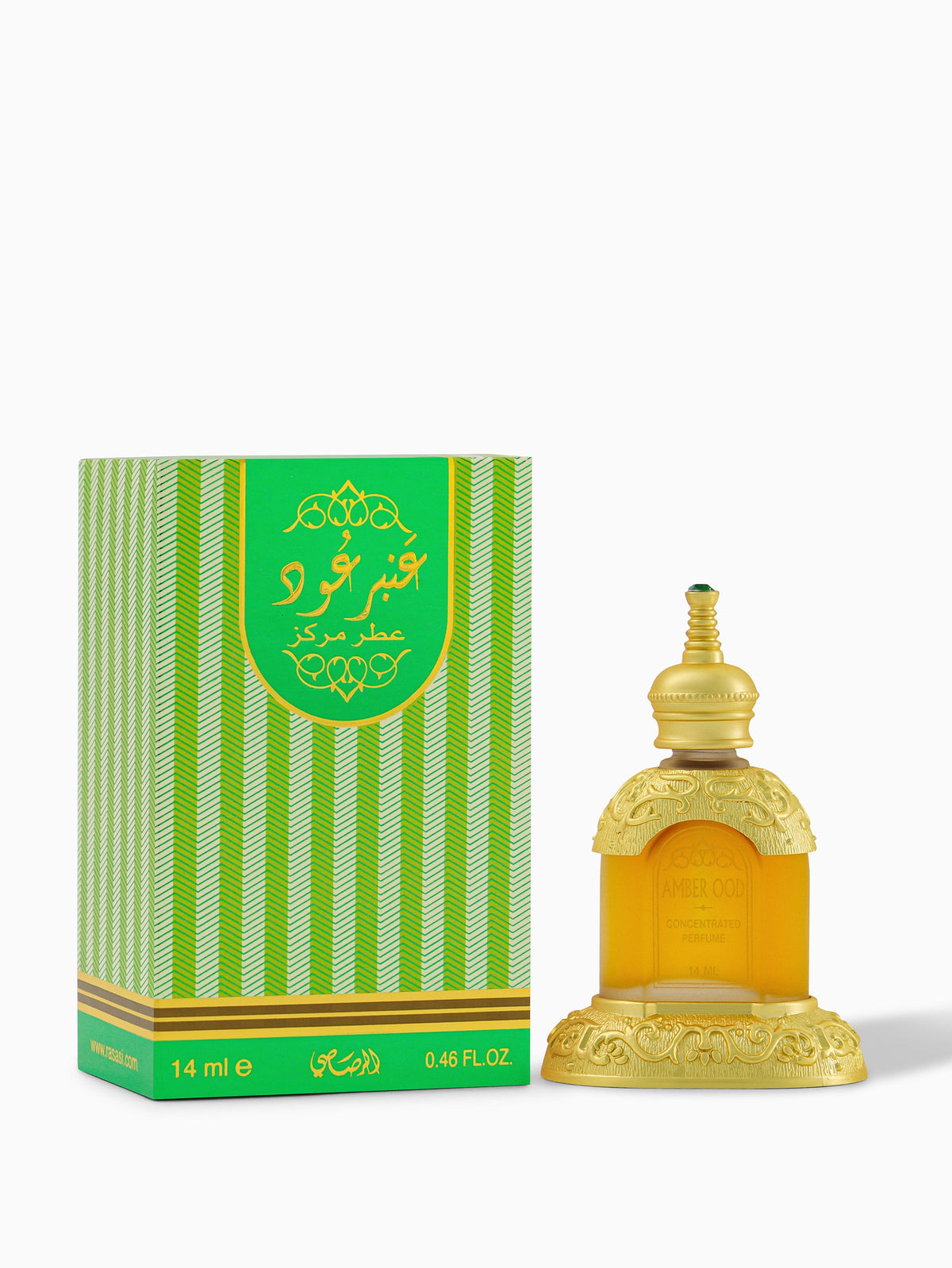 Rasasi Amber Oud Concentrated Perfume Oil for Soft Warm Fragrance