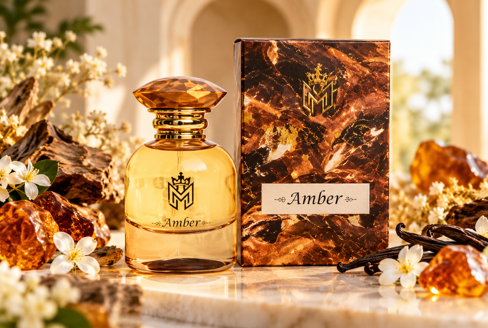 Hekayet Amber Eau de Parfum 100ml – Leather Citrus Woody Amber Unisex Perfume | Long Lasting Luxury Fragrance