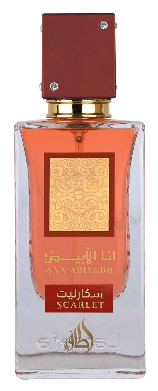 Lattafa Ana Abiyedh Scarlet 100ml EDP Long Lasting Fruity Fragrance