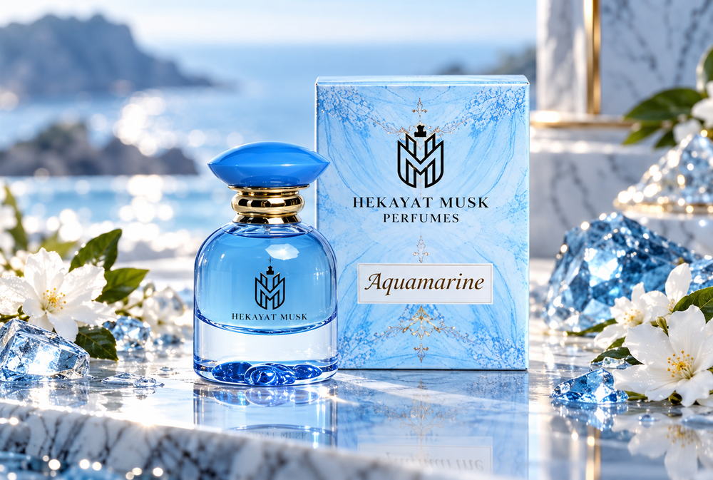 Hekayet Aquamarine Eau de Parfum 100ml – Amber Oud Leather Patchouli Unisex Perfume | Long Lasting Luxury Fragrance