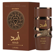 Lattafa Asad Bourbon Spicy Vanilla Amber Luxury Eau De Parfum Spray