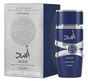 Lattafa Asad Zanzibar Limited Edition Men's Spicy Tropical Eau De Parfum