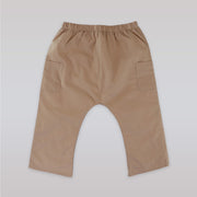 Marie Chantal Baby Beige Pull On Comfortable Cotton Trousers