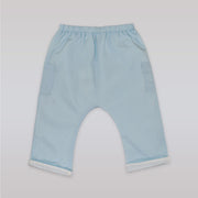 Marie Chantal Baby Blue Pull On Pleated Fashion Trousers