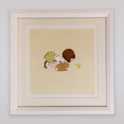 Belle & Boo Hello Chick Signed Cotton Rag Art Print