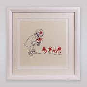 Belle & Boo Evie's Flowers Signed Fine Art Cotton Print