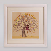 Belle and Boo My Favorite Spot Autumn Giclee Art Print