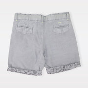 Nanos Baby Boys Blue Cotton Bermuda Shorts for 6 Years