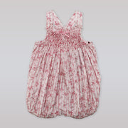 Fleurisse & Leon Carole Chemin Rose Pink Baby Girl Floral Dress