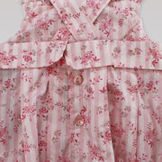Fleurisse & Leon Carole Chemin Rose Pink Baby Girl Floral Dress