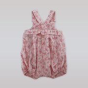 Fleurisse & Leon Carole Chemin Rose Pink Baby Girl Floral Dress