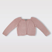 Nanos Baby Girls Pink Quilted Hooded Puffer Jacket