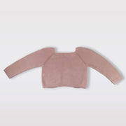 Nanos Baby Girl Pink Quilted Jacket with Faux Fur Collar