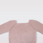 Nanos Baby Girls Pink Quilted Hooded Puffer Jacket