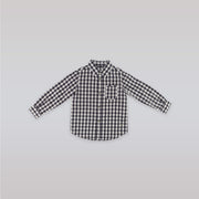 Nanos Baby Boys Classic Checkered Cotton Button Up Shirt
