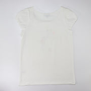 Nanos Baby Designer White Cotton Graphic Tee for 10 Years