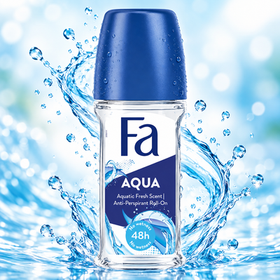 Fa Aqua Roll-On – Cool & Refreshing Freshness – 50ml