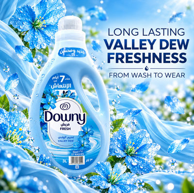 Downy Fresh Valley Dew Fabric Softener – 3L