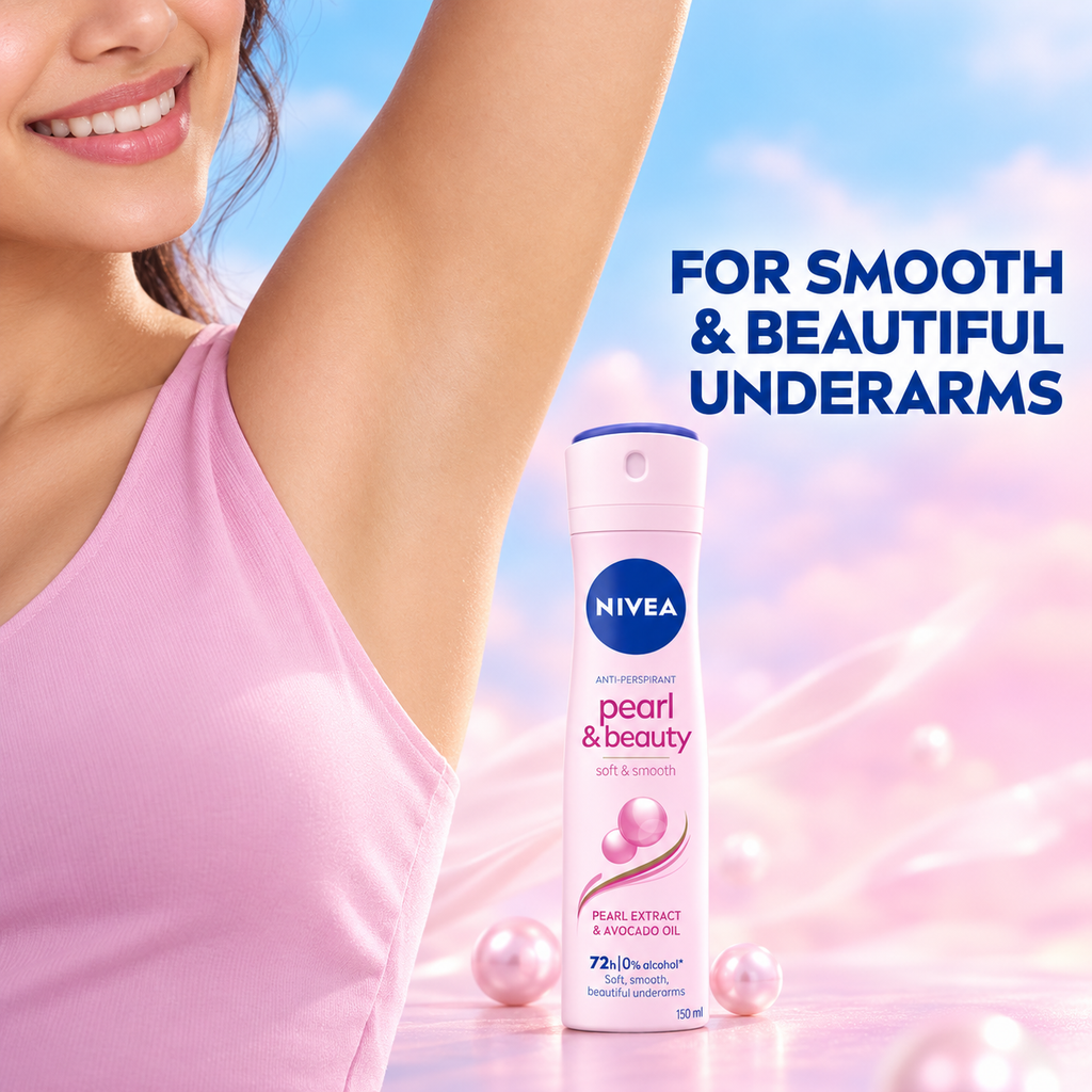 NIVEA Pearl & Beauty Female Deodorant Spray – 150ml