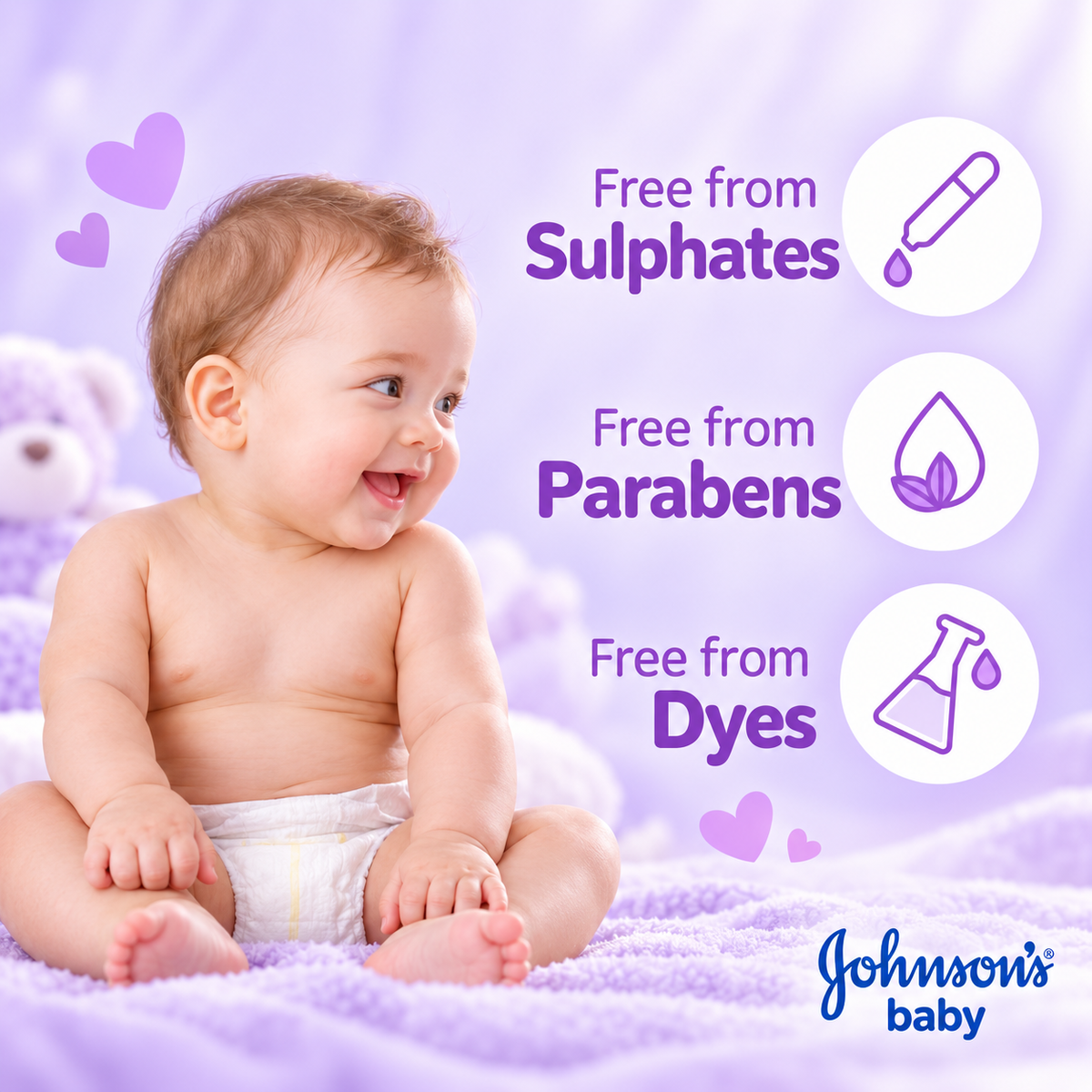Johnson’s Baby Wipes – Gentle Cleansing, 72 Count