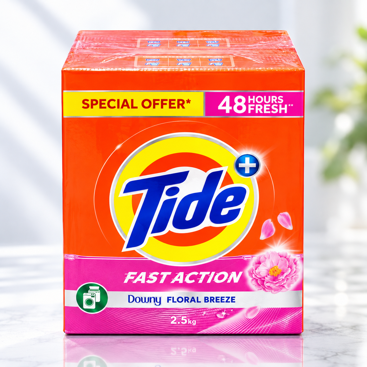 Tide Fast Action Downy Floral Breeze Detergent Powder – 2.5kg