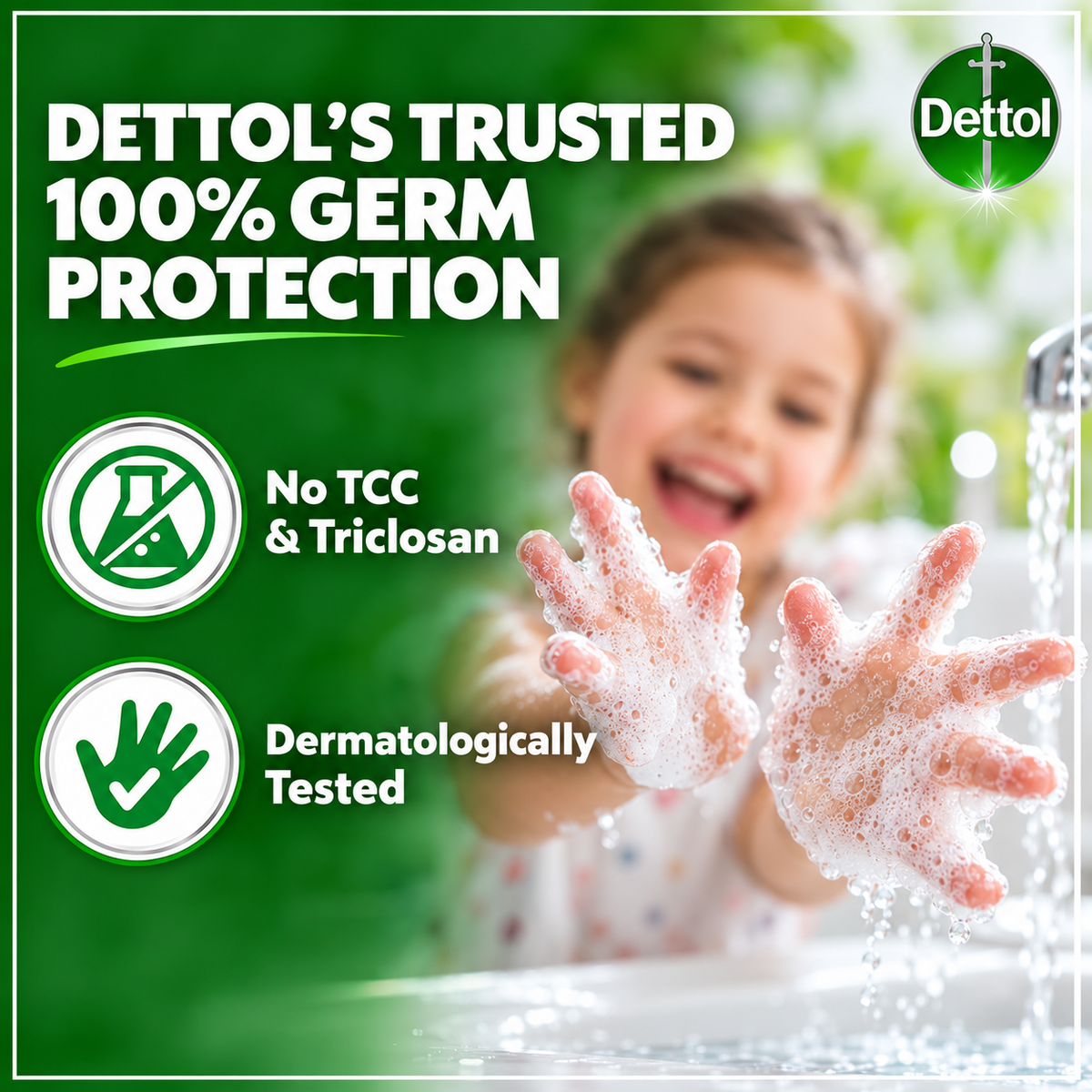 Dettol Cool Mint Hand Wash – 200ml x 3pcs