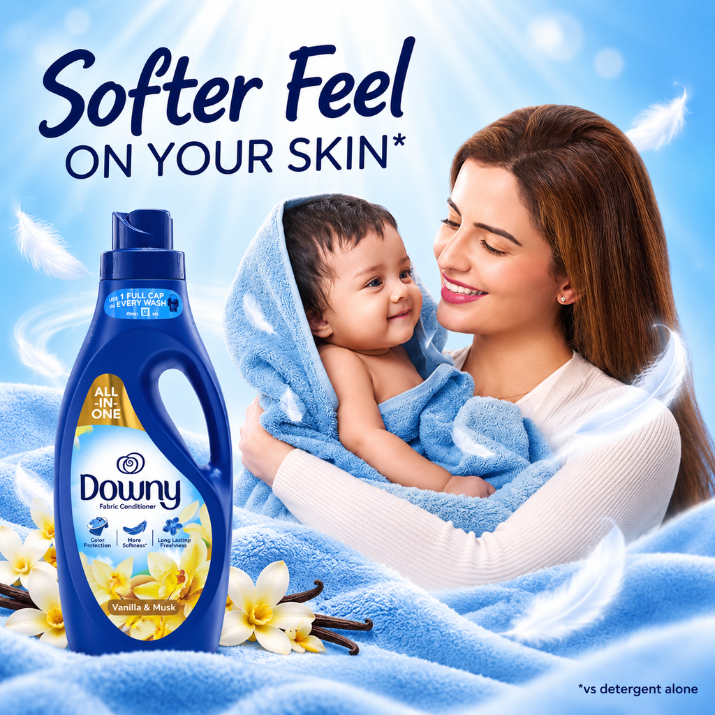 Downy Lavender & Musk Concentrated Fabric Conditioner – 2L