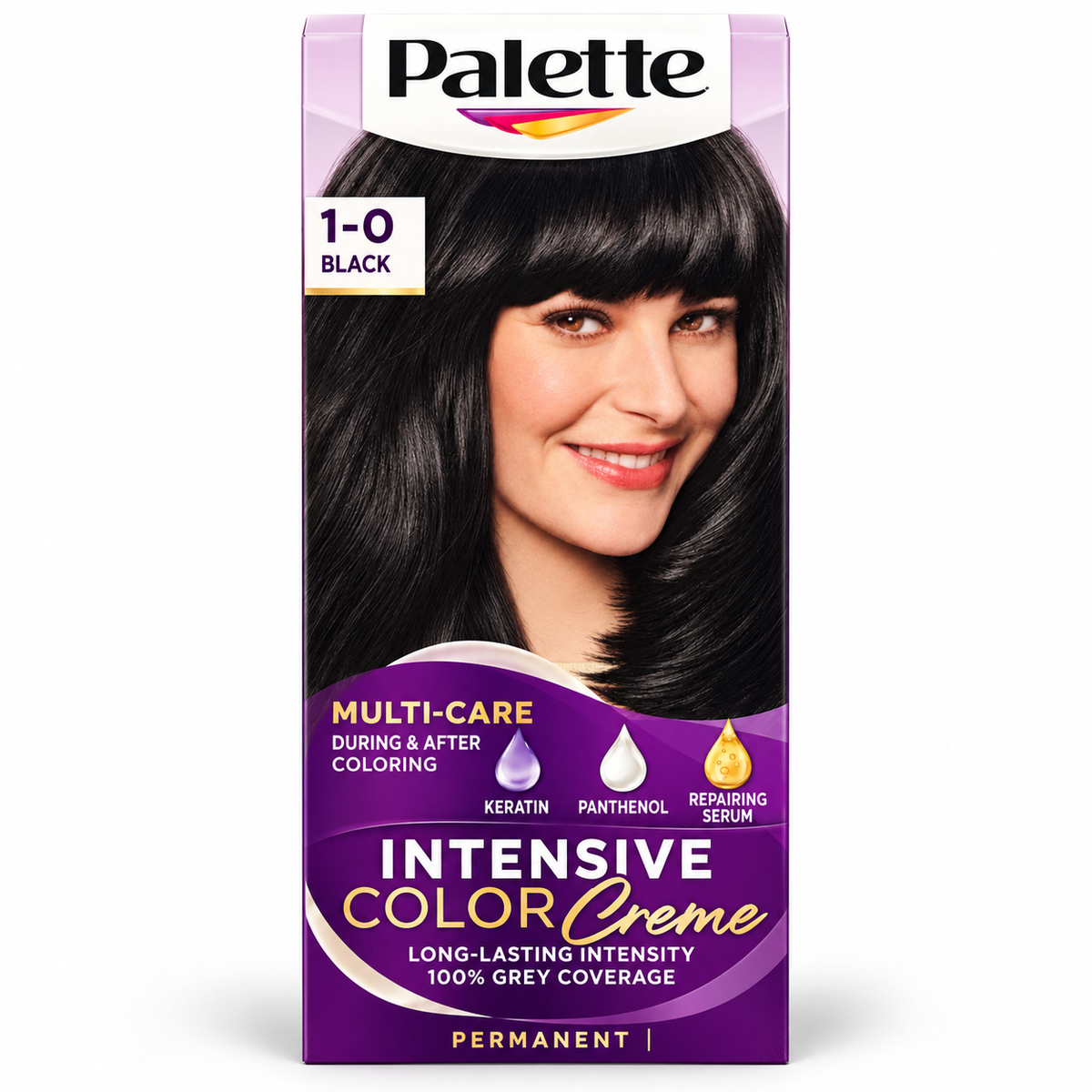 Palette Intensive Color Creme 1-0 Black Hair Color