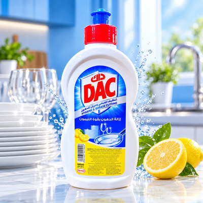DAC Lemon Dishwashing Liquid – 500ml