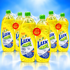 Lux Lemon Dishwashing Liquid 1225ml + 725ml Value Pack3 - 6Botals