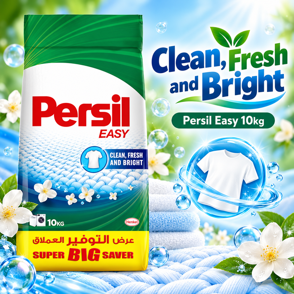 Persil Easy Powder Green Laundry Detergent – 10kg