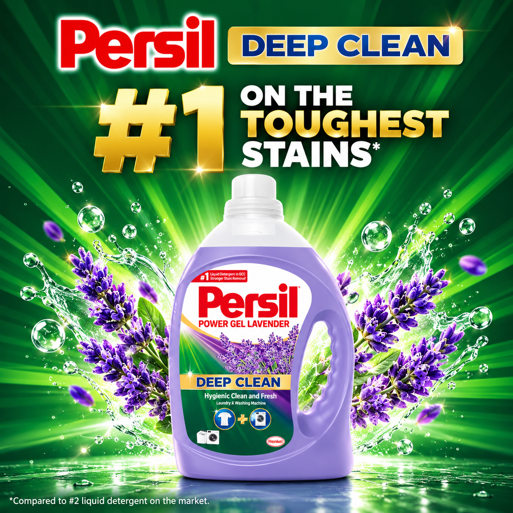 Persil Power Gel Lavender 2.9L + 950ml – 3.85L Value Pack