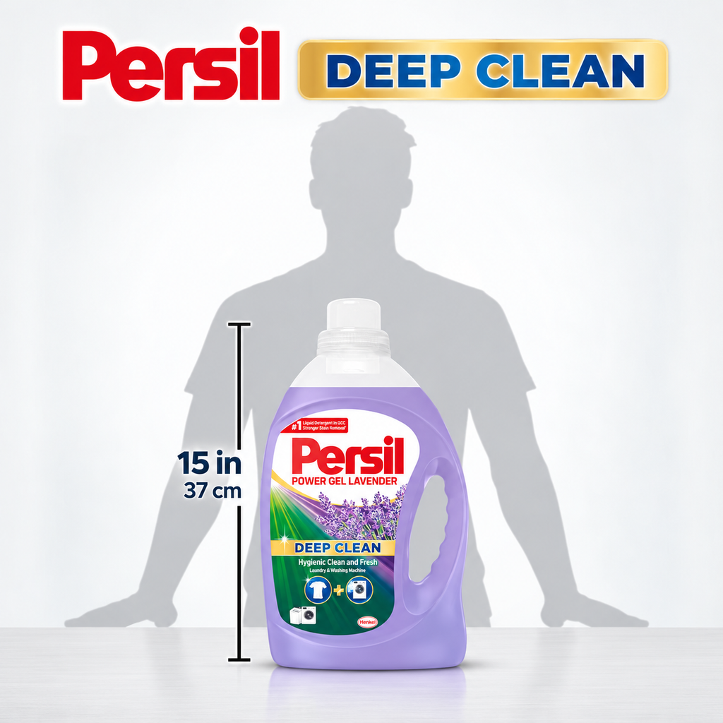 Persil Power Gel Lavender 2.9L + 950ml – 3.85L Value Pack