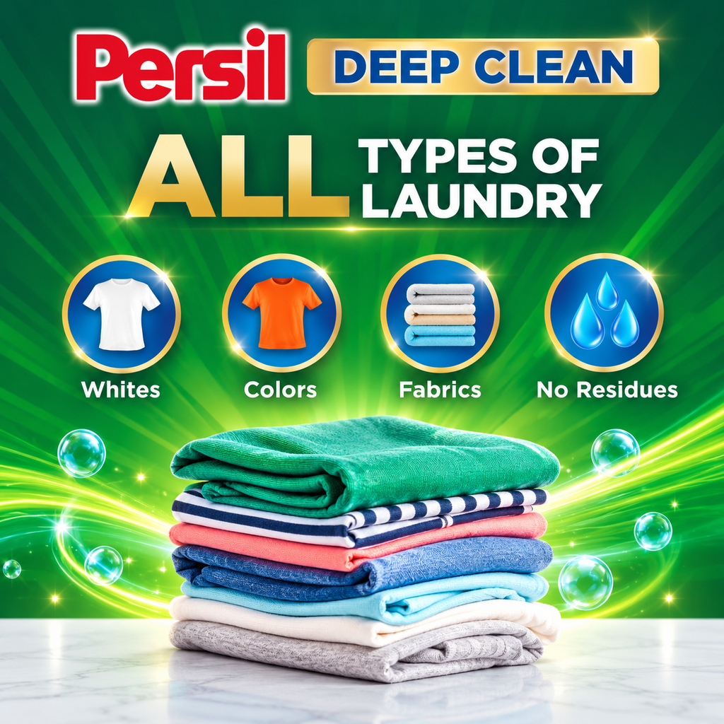 Persil Power Gel Green Liquid Detergent 1L – 2 Pack