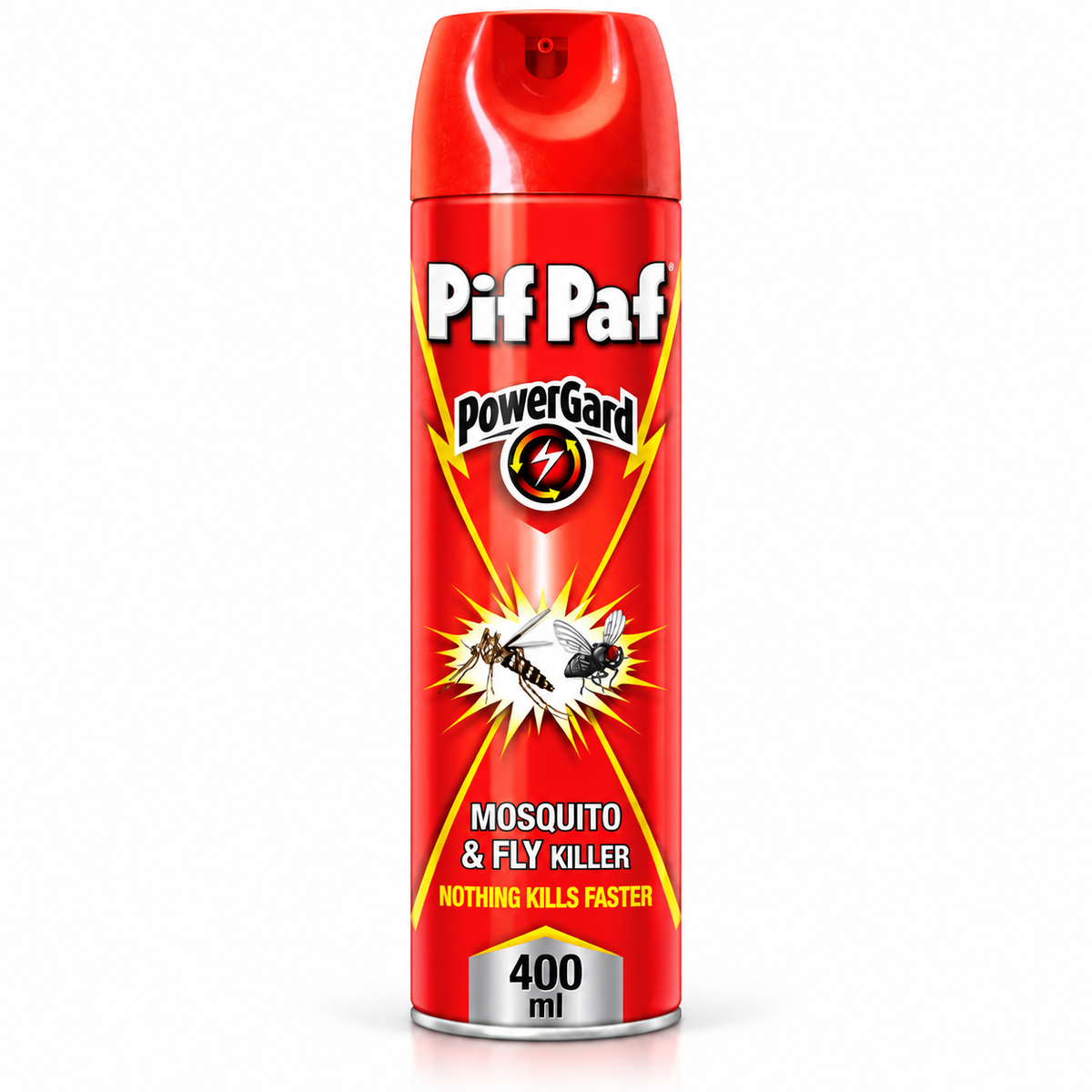 Pif Paf Red Mosquito & Fly Killer Spray 400ml – 6 Pcs Fast-Action Insect Control