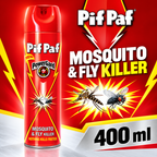 Pif Paf Red Mosquito & Fly Killer Spray 400ml – 6 Pcs Fast-Action Insect Control