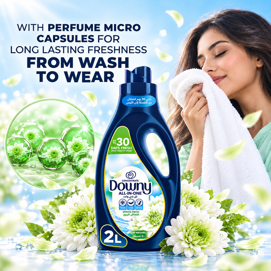 Downy Concentrate Spring Fresh Fabric Softener 2L