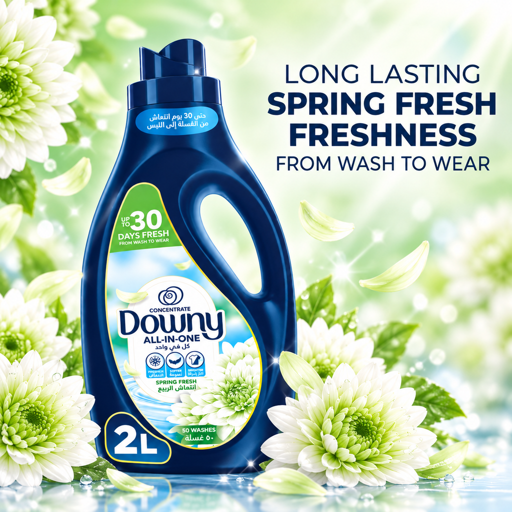 Downy Concentrate Spring Fresh Fabric Softener 2L