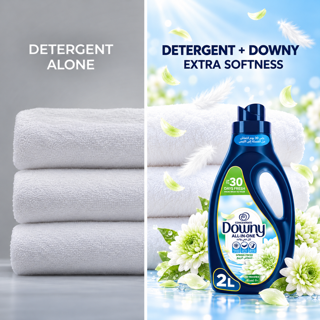 Downy Concentrate Spring Fresh Fabric Softener 2L