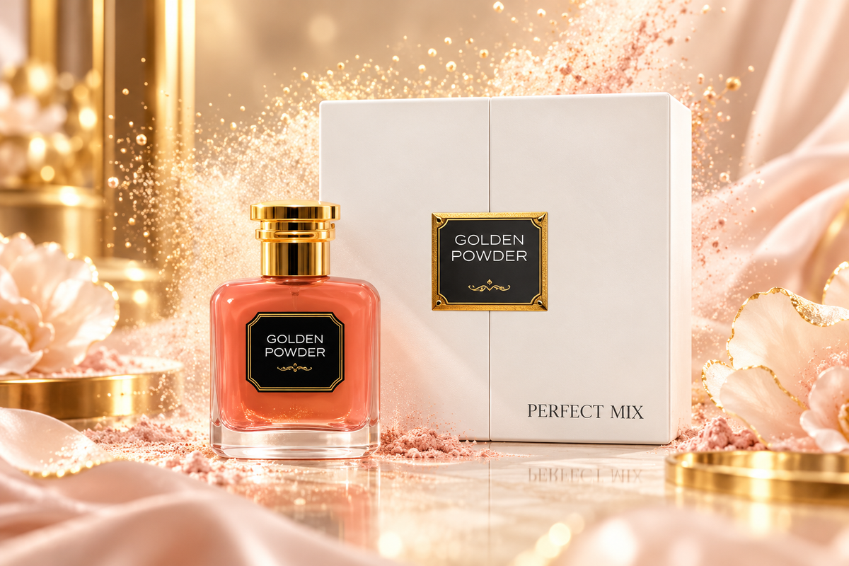 GOLDEN POWDER Perfume – Long Lasting Luxury Fragrance | Perfect Mix