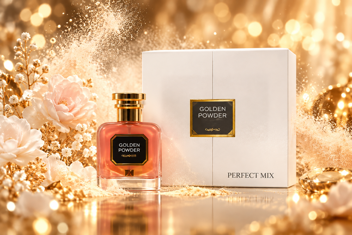 GOLDEN POWDER Perfume – Long Lasting Luxury Fragrance | Perfect Mix